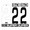 BMX Nummers SD Voor Front en Side Nummer Bord Wit 2 