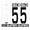 BMX Nummers SD Voor Front en Side Nummer Bord Wit 5 