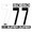 BMX Nummers SD Voor Front en Side Nummer Bord Wit 7 